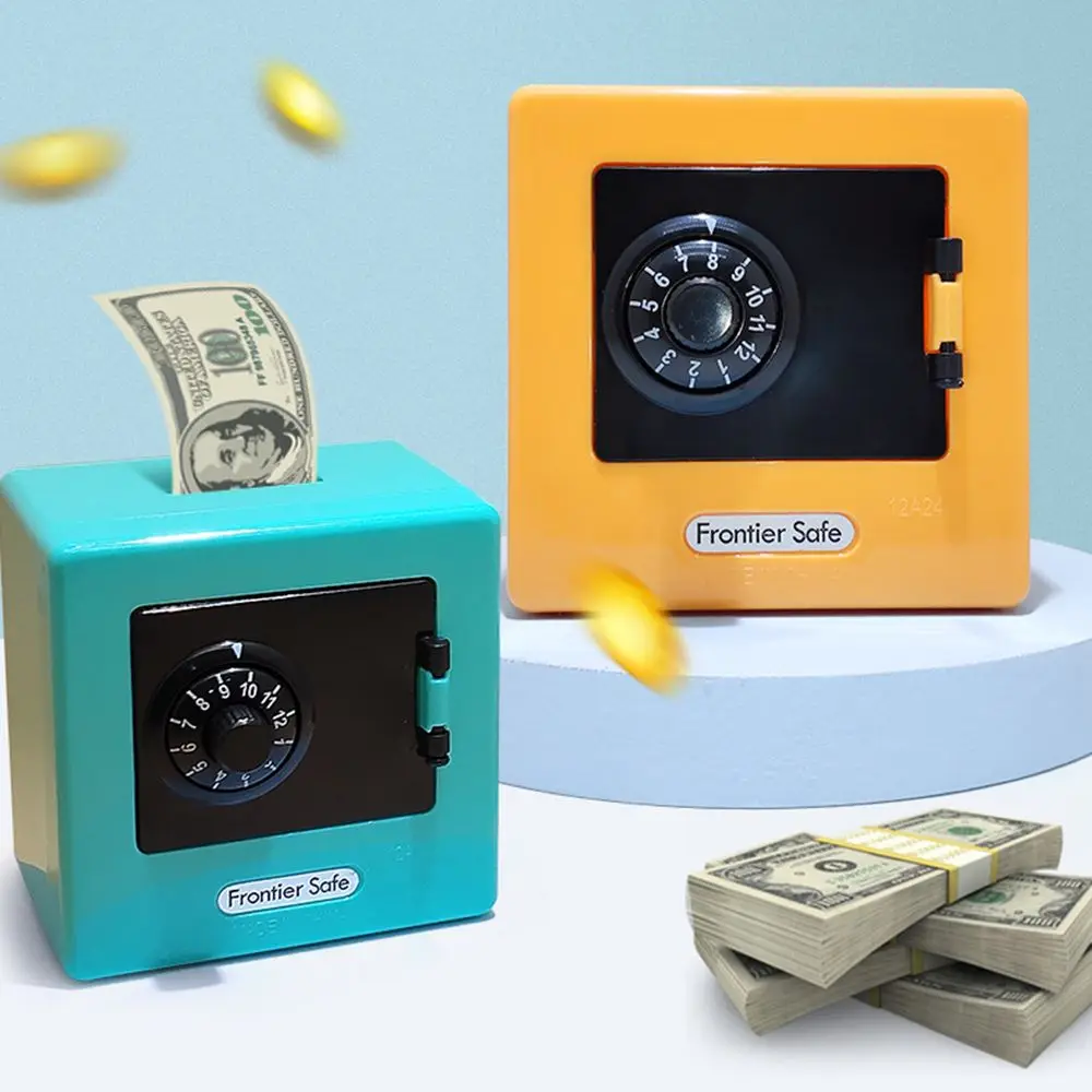 Coin Saving Mini Toys Automatic Deposit Banknote Birthday Gift Code Money Box Coin Bank Cash storage Box Piggy Bank