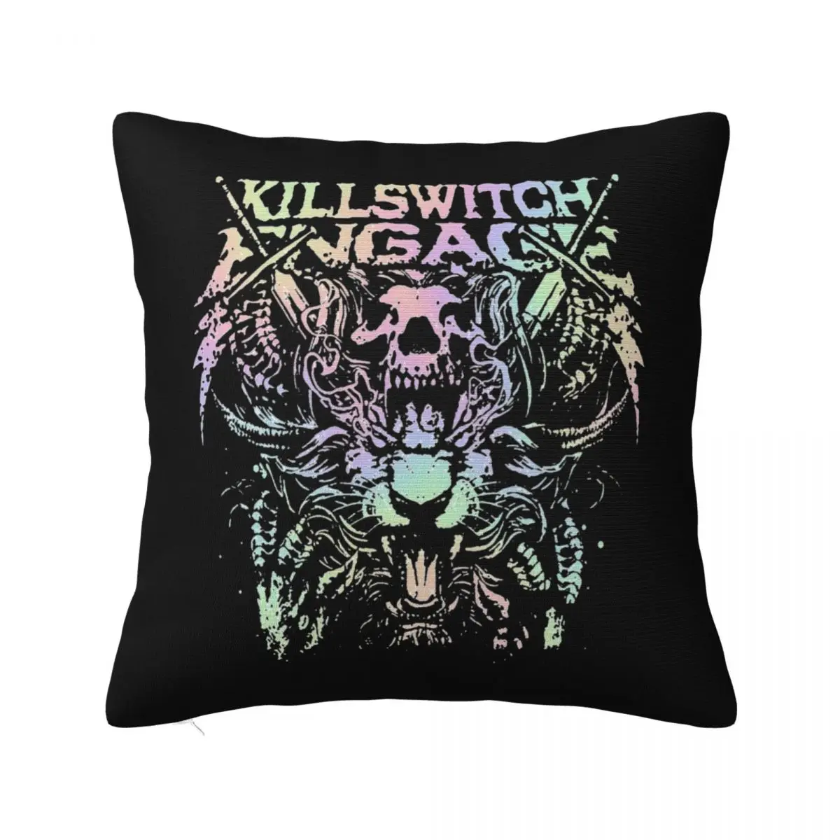 Killswitchs Engages Metal Punk Music Pillow Cases Cushion Cover Funny Zipper Decor Throw Pillow Case Cover for Car 18