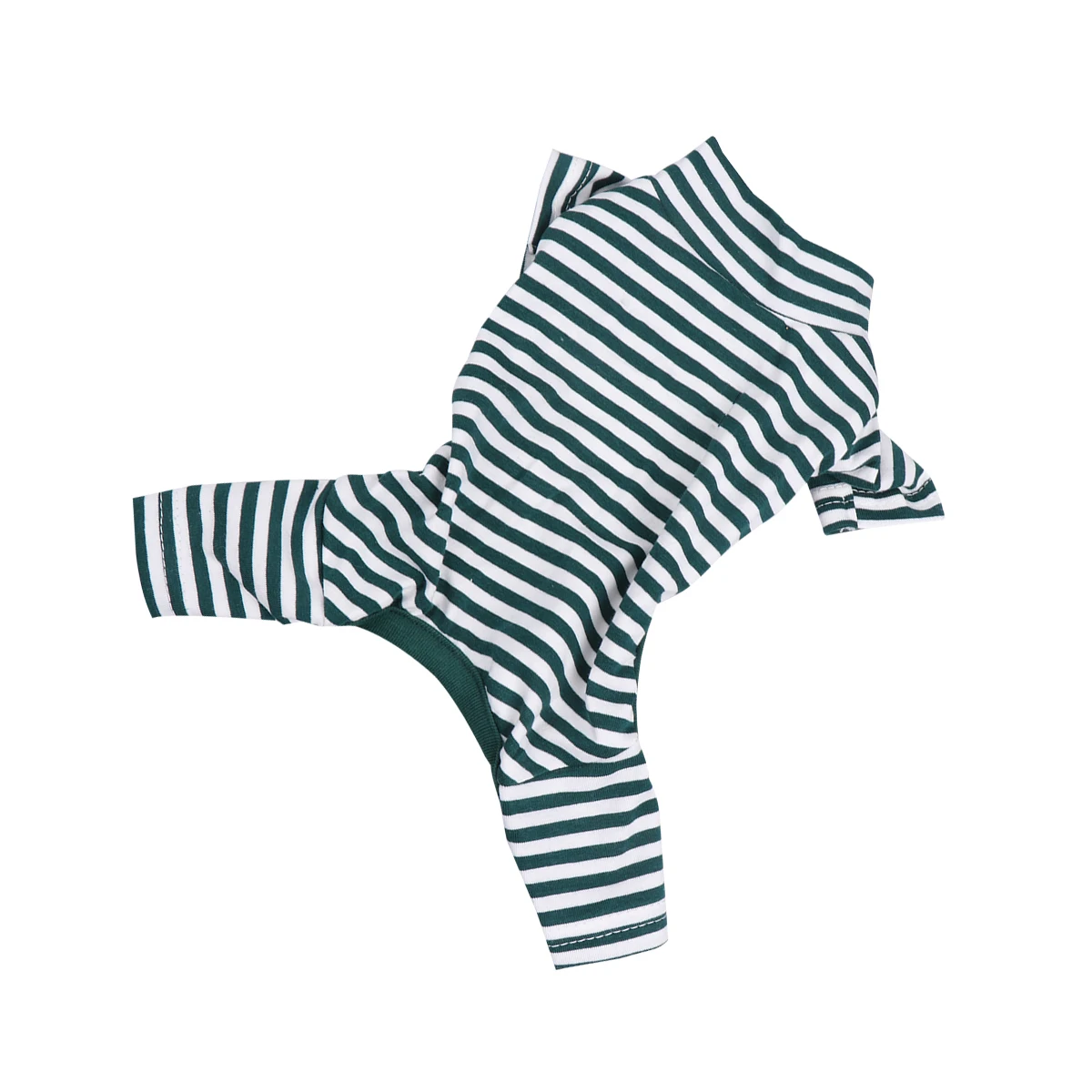 

Jumpsuit Stripe Pet Costume Small Pajamas Clothes Comfortable Outdoor Walking Stripe Dog Jumpsuit Wear