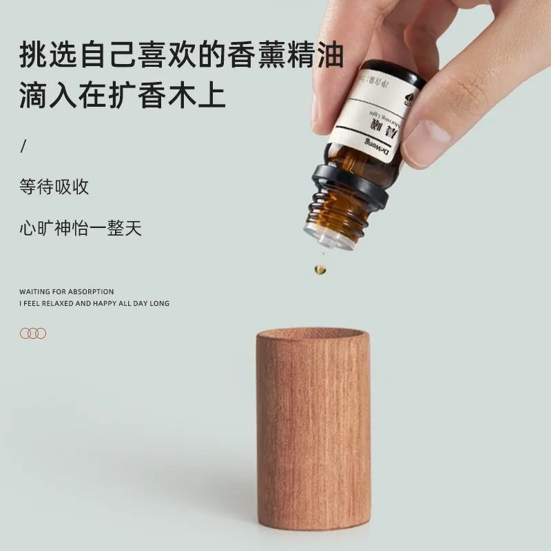 

Бытовой цилиндрический шкаф для спальни с ароматом расширенного дерева, долговечный летучий цветочный водный декор из массива дерева