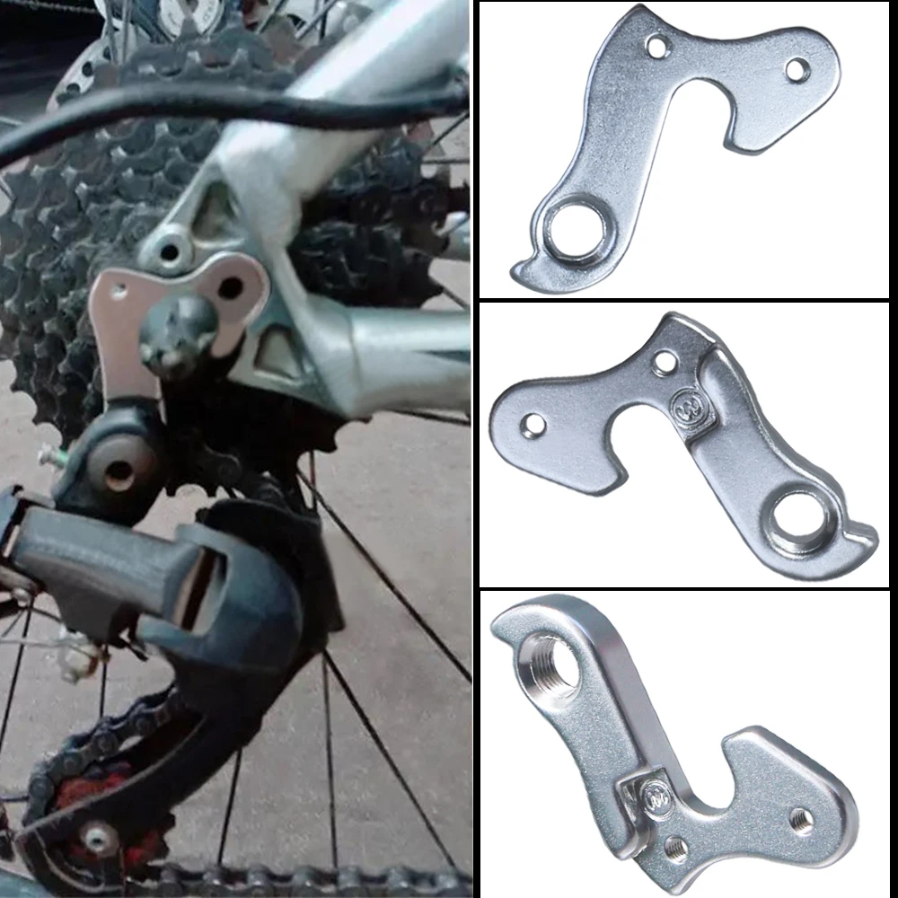 1pc Universal Alloy MTB Road Bike Rear Derailleur Hanger Racing Cycling Mountain Bicycle Frame Rear Gear Tail Hook Adaptor Parts