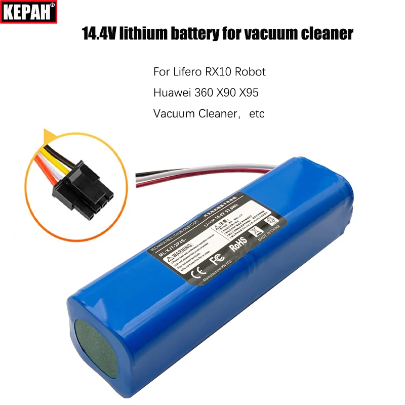 14.4V/14.8V Original lithium battery,For Lifero RX10 Robot Battery Pack,Huawei 360 X90 X95 Eufy L70 L10 Vacuum cleaner,etc