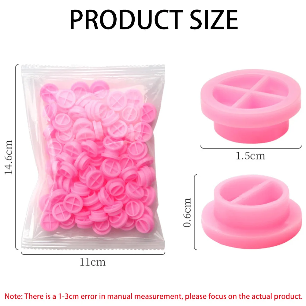 100/200pcs Eyelash Glue Cup Individual Eyelashes Cups Tattoo Pigment Holder Container For Lash Extension Makeup Tool Accessories