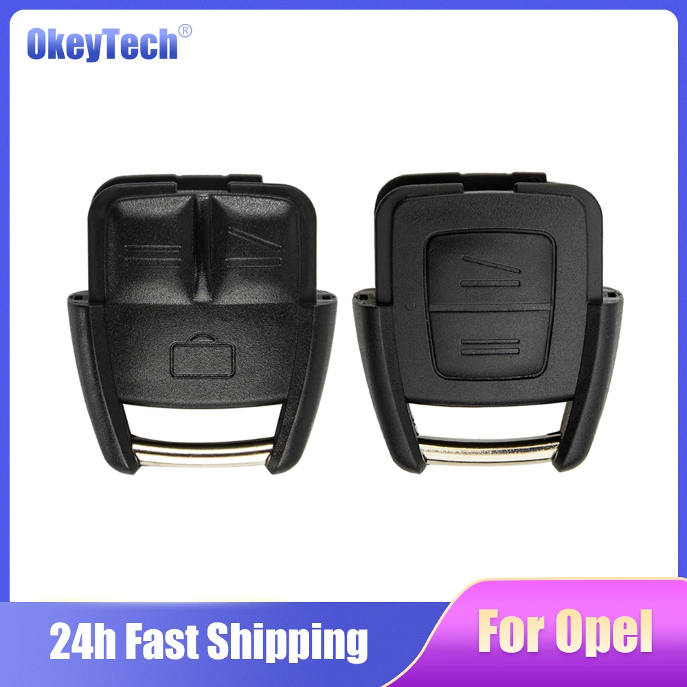 

OkeyTech 2/3 Buttons For OPEL VAUXHALL Vectra Zafira Omega Astra h j insignia g Mk4 B c mokka Remote Car Key Shell Auto Key Case