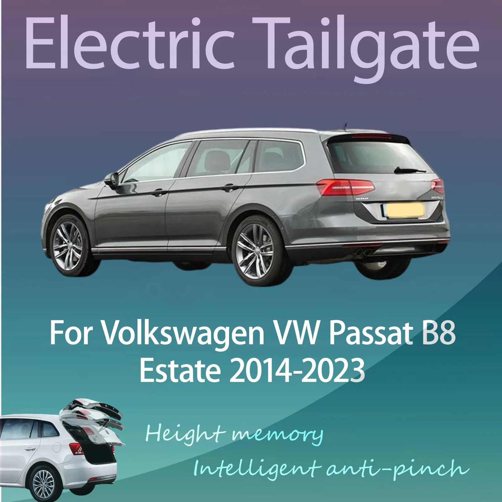 For Volkswagen VW Passat B8 Estate 2014-2023 Key-Controlled Power Trunk Automatic Lifting Electric Tailgate Retrofit
