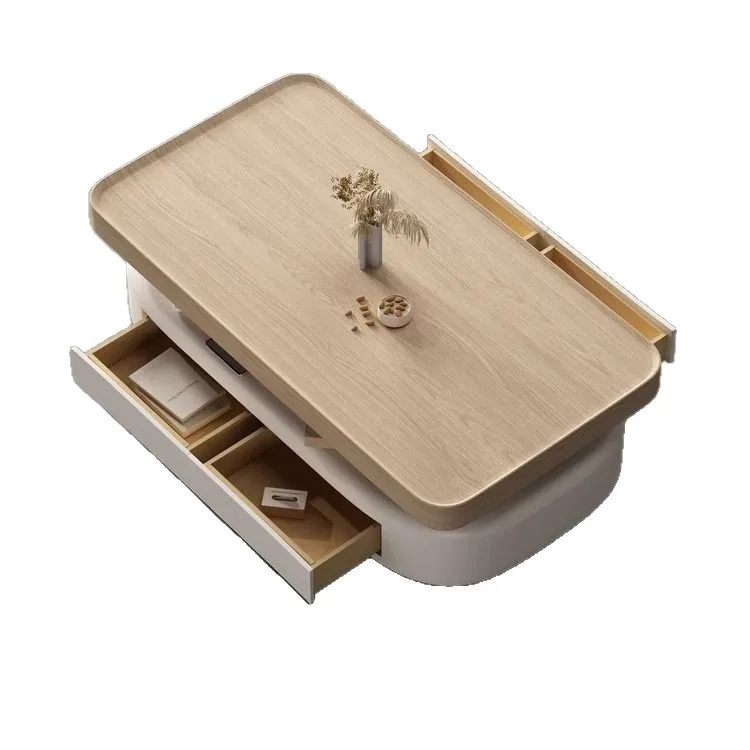 

Новый серый прямоугольный журнальный столик для гостиной, дома, современный, простой, для маленькой квартиры, журнальный столик в кремовом стиле, элитный арт