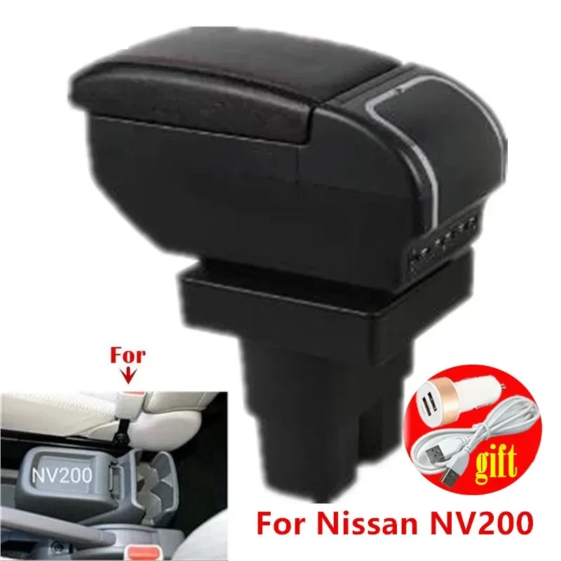 

Центральный подлокотник автомобиля для Nissan NV200, подлокотник для Nissan NV200 Evalia, ящик для хранения автомобильного подлокотника, специальные детали для модернизации