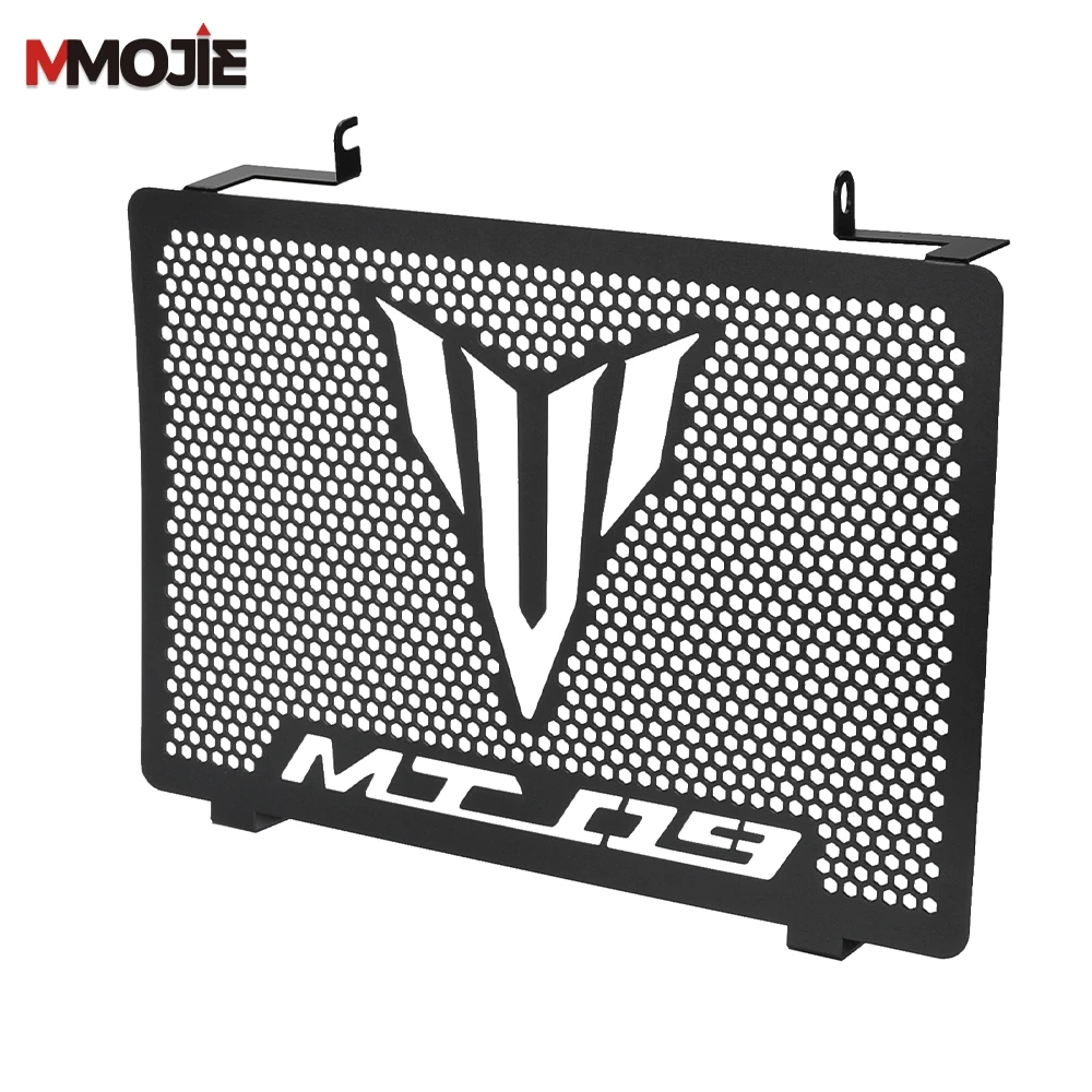 لياماها FJ09 FZ09 MT09 MT-09 2014 2015 2016 2017 2018 2019 2020 Protetor دراجة نارية شبكة المبرد غطاء حماية الحماية #4