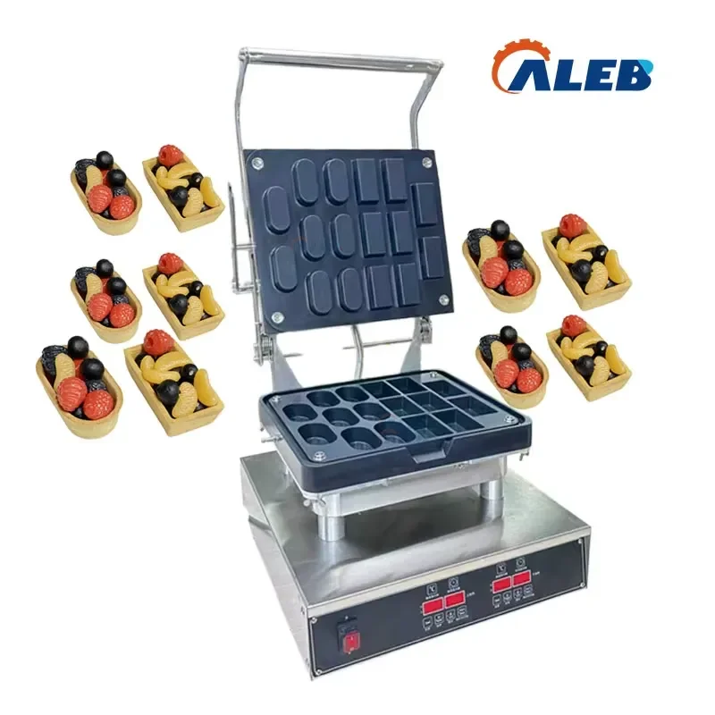 YWM Certificate High Quality Tarlets Baking Machine Walnut Tart Shell Making Machine Pie Maker Double Side Heating Tartlet