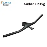 Manillar Eliteone MTB 235g carbono integrado 28,6mm -22 grados para bicicleta de montaña 700-740mm vástago 50-100mm piezas de bicicleta