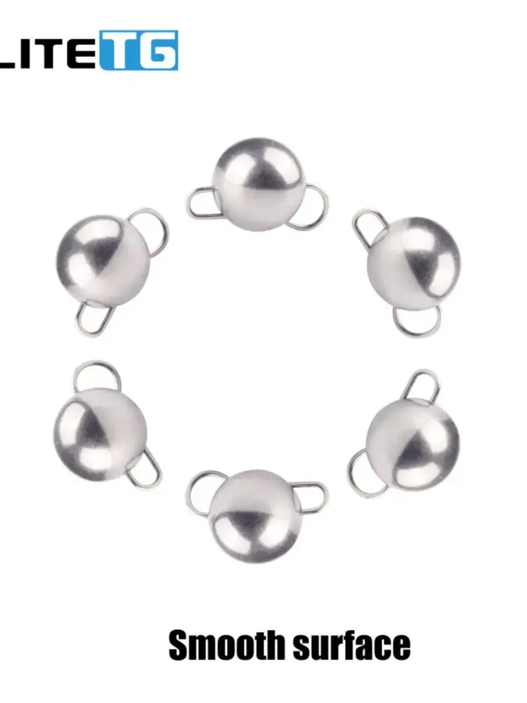 Elite TG 0,3-3g 10 Stück Tungsten Cheburashka Gewichte für Angeln Kugelblei Süßwasser-Angelköder