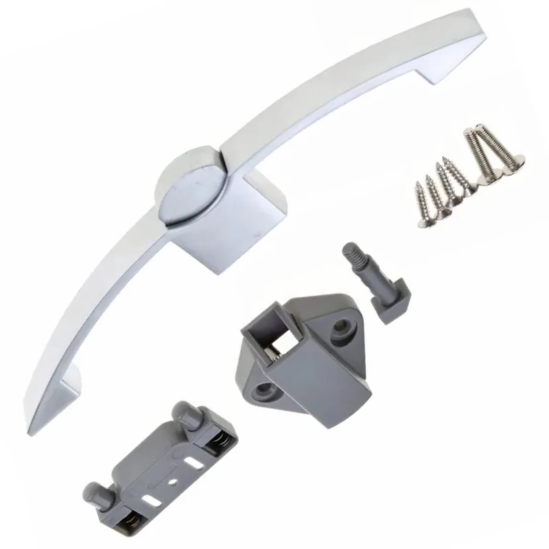 

1 Set Camper Car Cabinet Lock Handle Push Lock For RV Caravan Boat Lock Drawer Latch Button Lock Furniture Door Lock Hardware