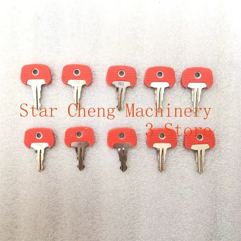 New For Jungheinrich ECE220 Forklift ETV114N Various It Pallet Truck Trolley Electric 10 PCS 28520490 702 Ignition Keys