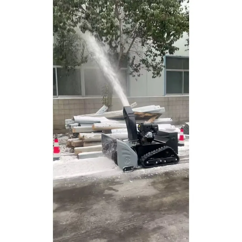 Remote Control Snow Blower with High Performance 9.8HP Engine and High Quality Steel Construction