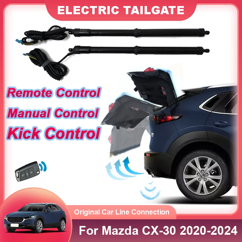 For Mazda CX30 CX-30 2020 to 2024 Car Electric Tailgate Lift Electric Motor For Trunk Drive Foot Kick Sensor Rear Door Power Kit