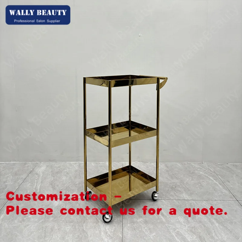 

Customize.Barber Spa Metal Hair Salon Beauty Salon Hairdressing Trolley Carts