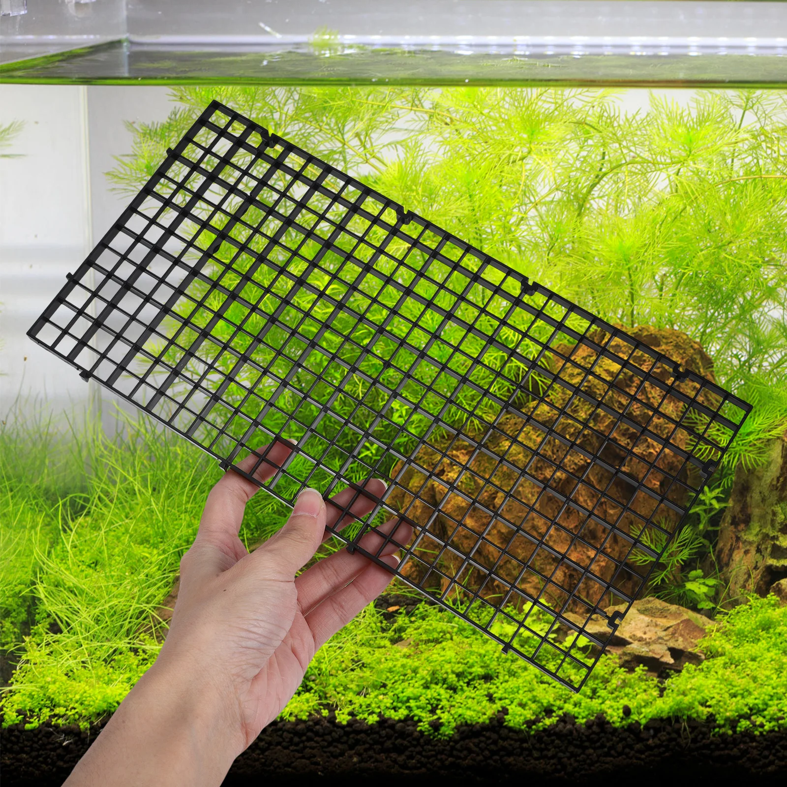 

16pcs Fish Tank Divider Set Aquarium Grid Separator Mesh Tray Holder Bottom Accessories Fish Tank SuppliesAquarium Pet Supplies
