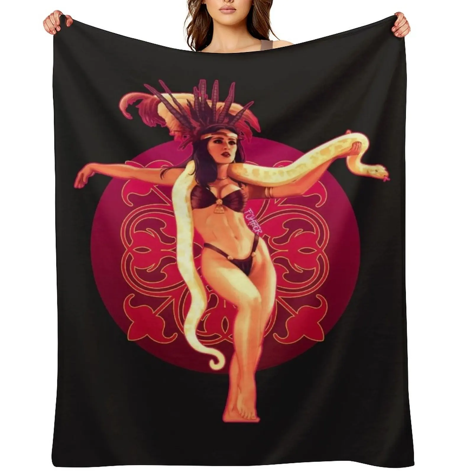 

Salma Hayek Throw Blanket Baby Heavy Decorative Sofas Kid'S Blankets