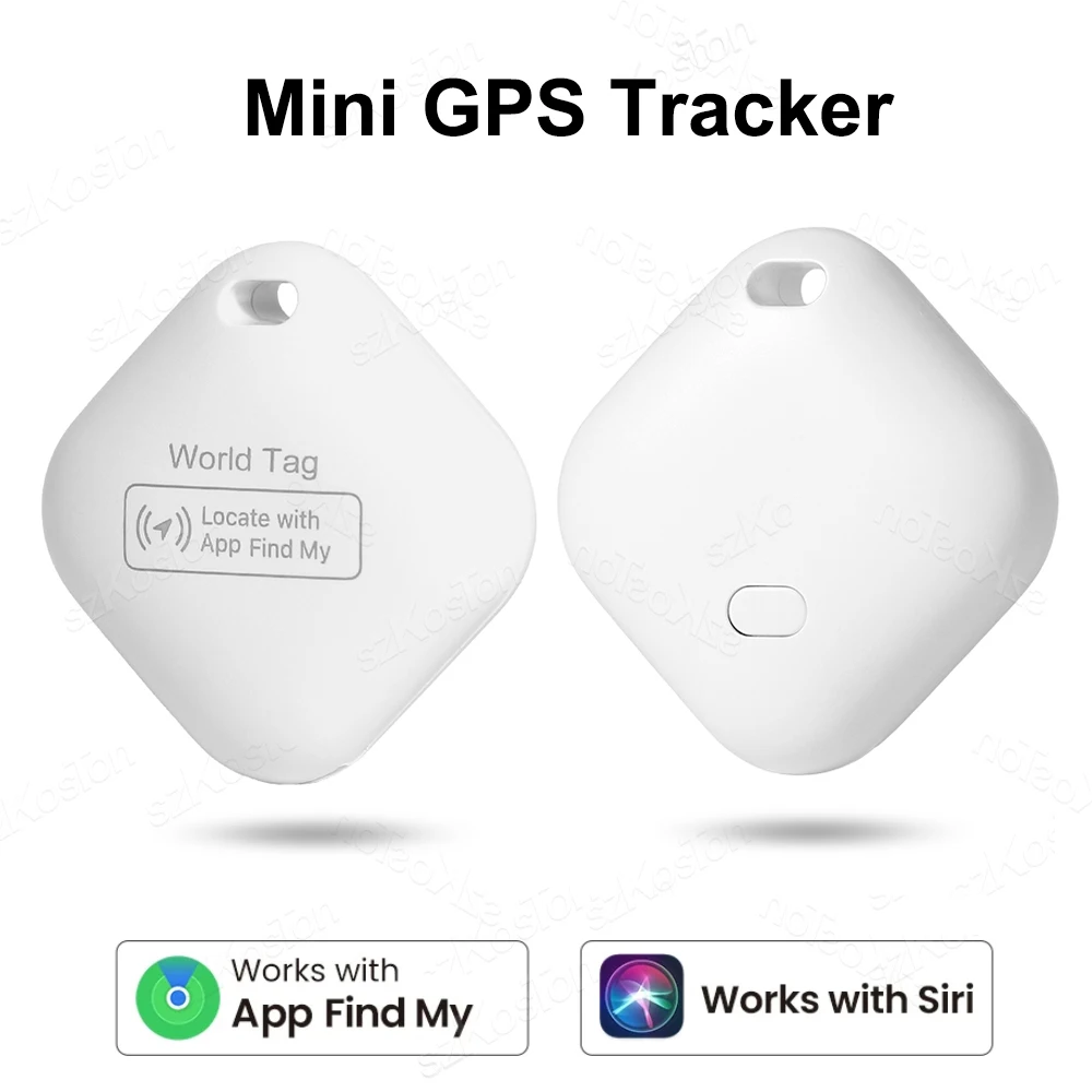 Mini Tag Bluetooth-compatible GPS Tracker Locator Works With Find My App Only For IOS system Key Finder For Bags Wallets Luggage