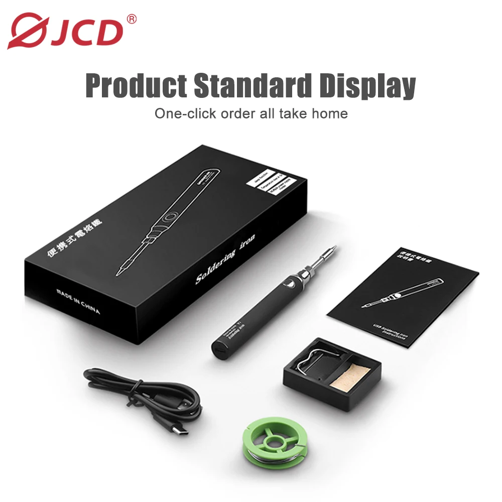 Soldador USB con carga inalámbrica, soldador eléctrico de 5V y 8W, herramientas de soldadura de reparación portátiles recargables de litio de carga rápida