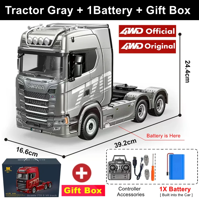 Gray Tractor 1B Box