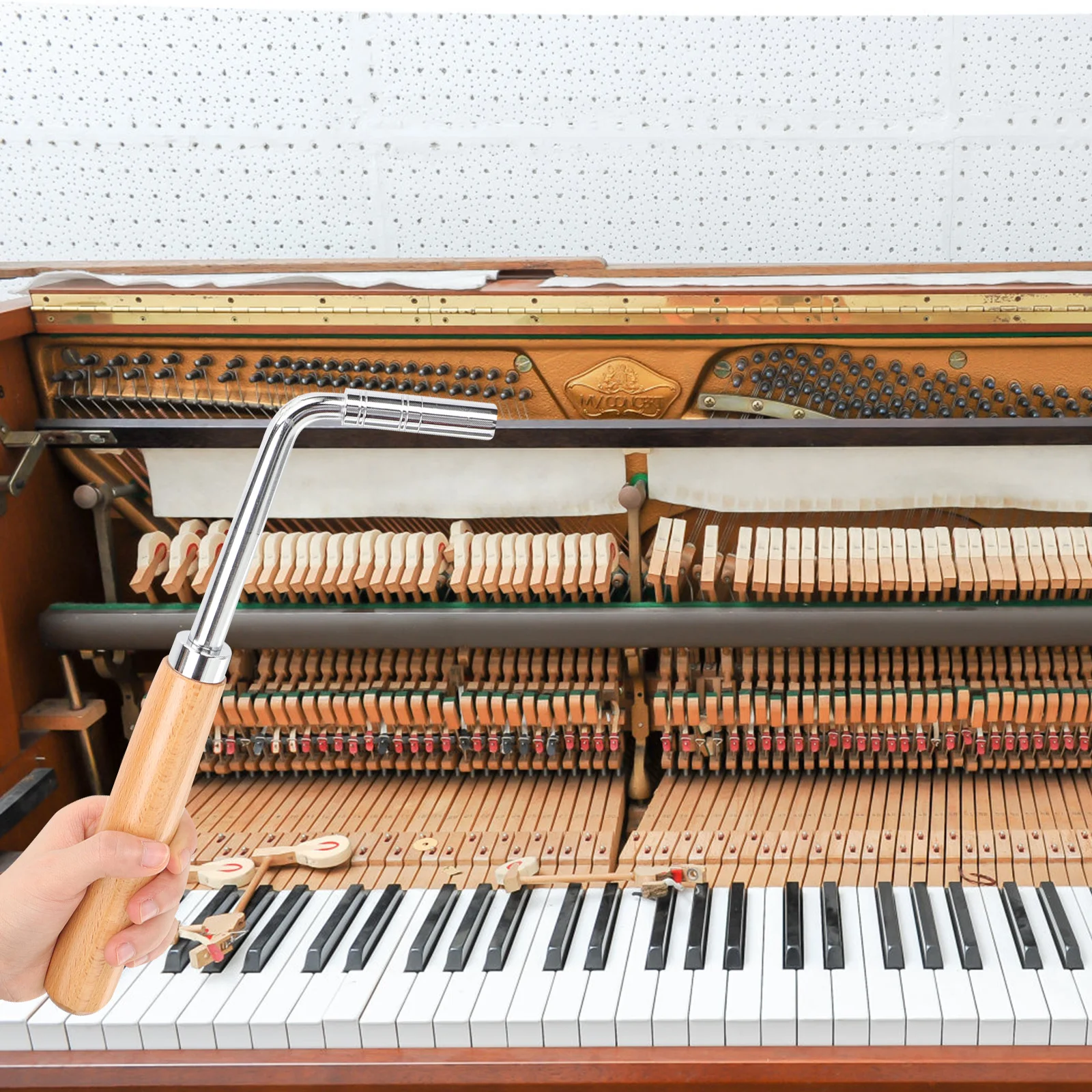 

Professional Piano Tool High Grade Piano Tuning Spanner Durable Wrench Tool Instrument Accessory Music Instrument Tuning Supply