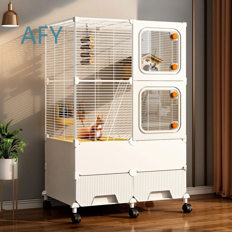 Oversized Squirrel Chinchilla Cage for Household Cabinet Style Demon King Honey Kangaroo Flower Branch Mouse Special Pet