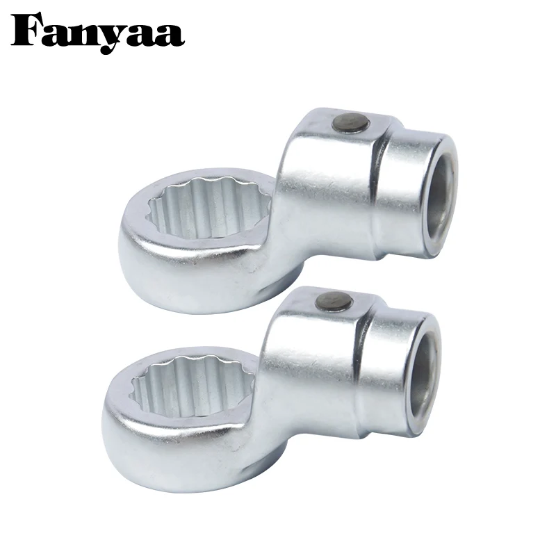 Fanyaa Round End Spanner Head Slugging Ring 7-16mm, Round Mortise Socket 16mm, Hammering Ring Wrench Head Connector Part