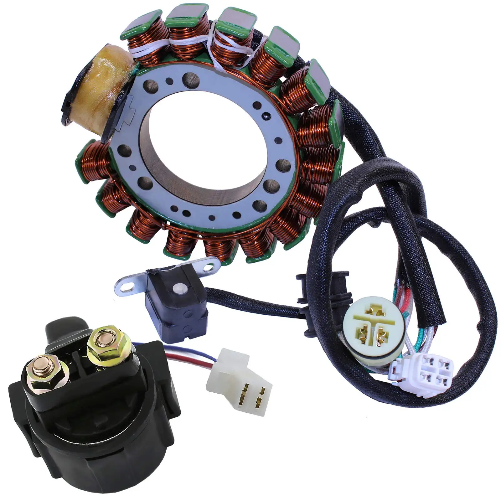 

Статор для Yamaha YFM600 гризли 4x4 OEM 5GT-85510-00-00 5GT855100000 соленоид 5GT-81940-00-00 5GT819400000