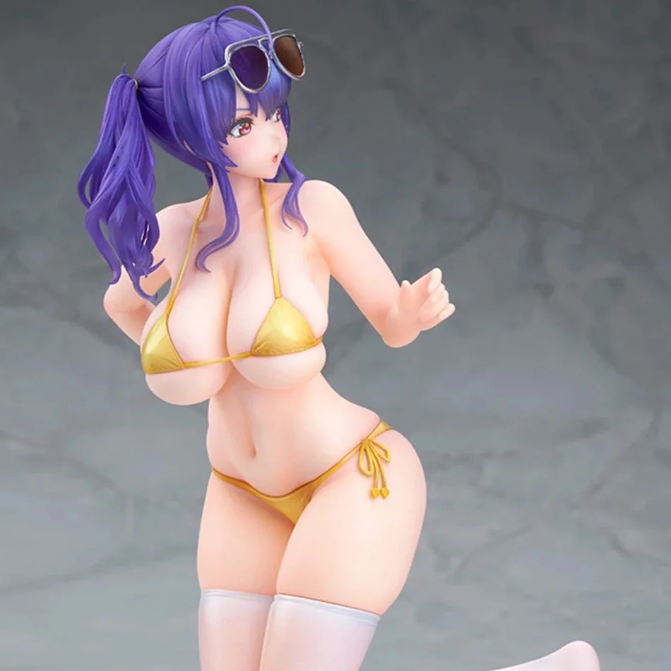 Azur Lane Pola 1/7 مقياس شاطئ البحر صدفة ملابس السباحة نسخة البلاستيكية عمل نموذج لجسم لعبة تحصيل هدية