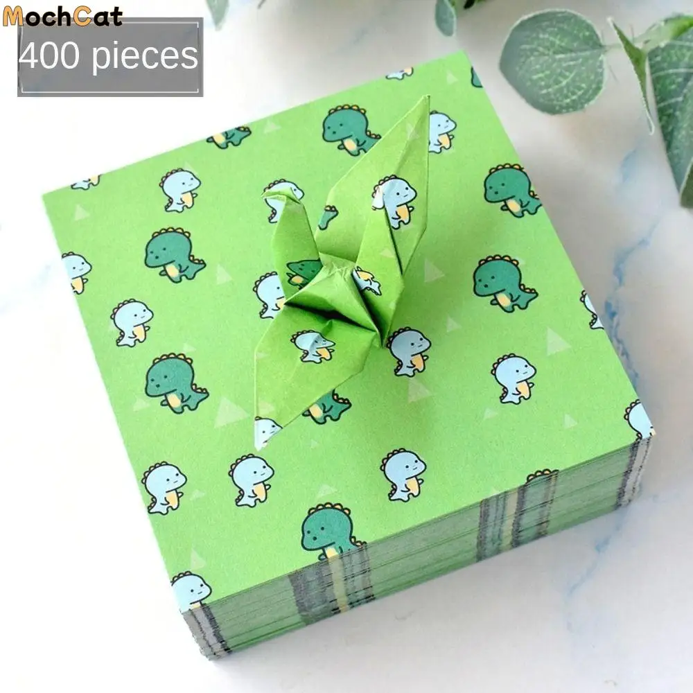

400pcs Art Material Starry Sky Origami Paper Handmade Scrapbooking Colorful Folded Paper Sakura Folding