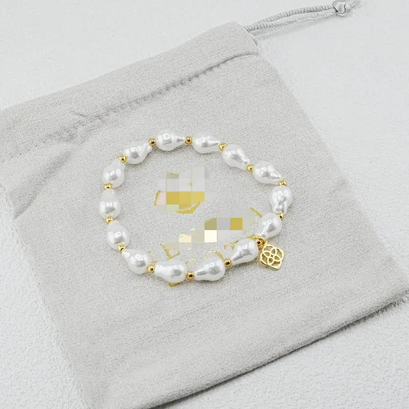 KS الأوروبية والأمريكية الجديدة بسيطة ومتعددة الاستخدامات أنيقة لطيف شكل نجمة حبات اللؤلؤ رائعة فريدة من نوعها ثلاثة ألوان سوار