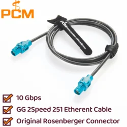 Original Rosenberger E6K10A-1CAZ5-Z H-MTD Gigabit Automotive Ethernet Cable Assembly 100/1000BASE-T1 HMTD Cable LCA-101-1000-Z-Z