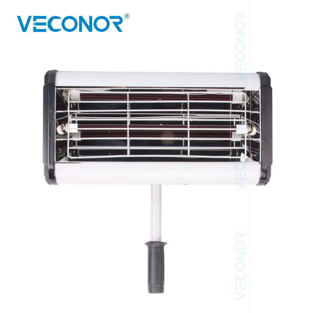 1000W Handheld Infrared Shortwave Baking Lamp 400X600mm Range For Car Body Repair Sheet Metal Processing