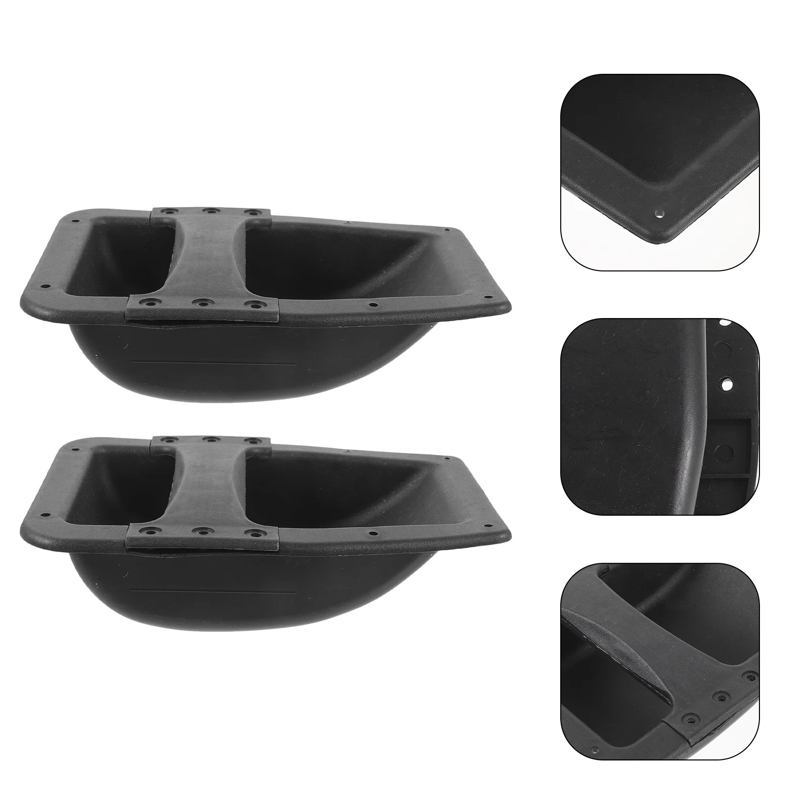 

2 Pcs Speaker Supplies Sound Bar Audio Handles Replacement Recessed for Cabinets Pull Pulls