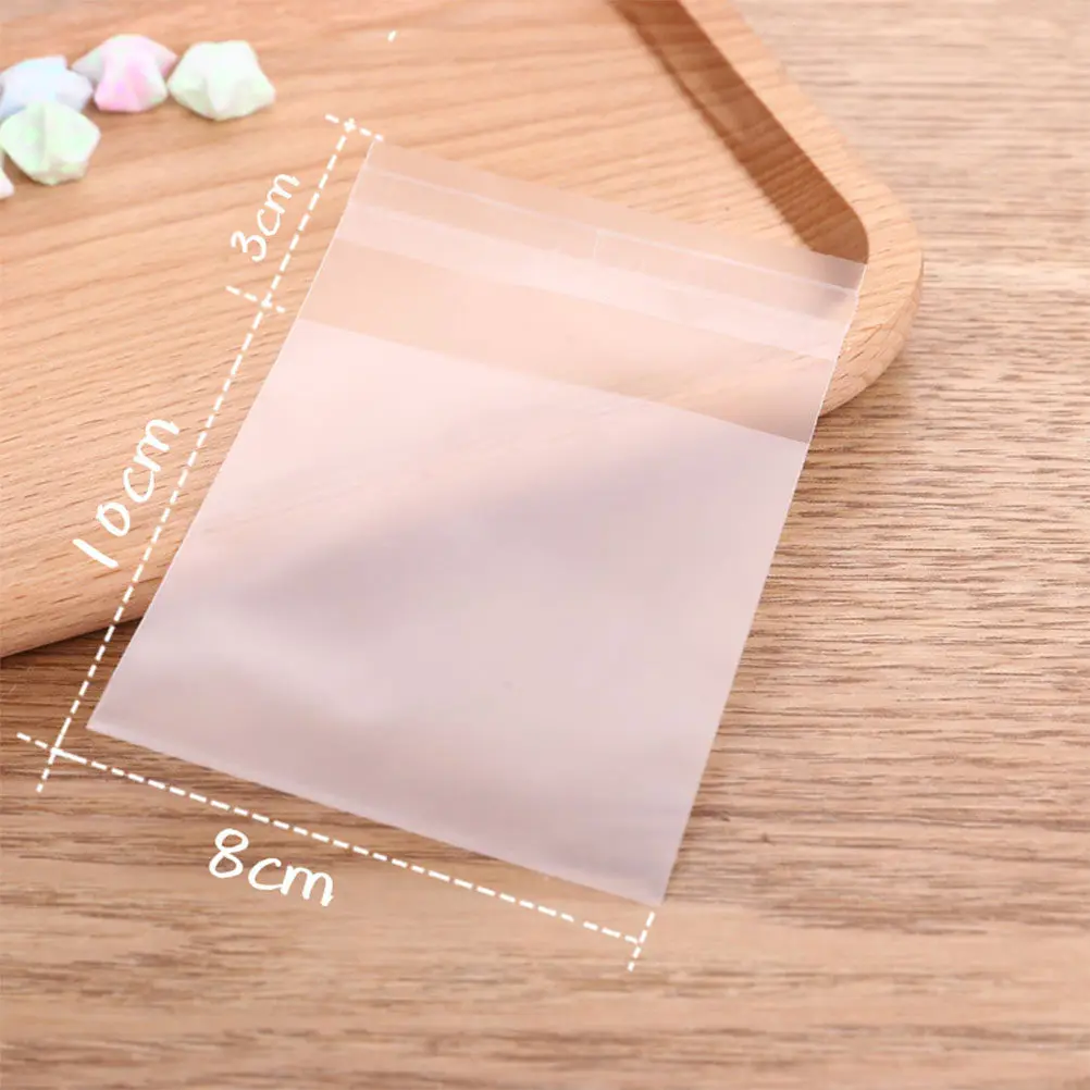 Clear Plastic Candy Bags 100Pcs Non Stick Wrappers for Chocolates Caramels Treats Party Favor Packaging