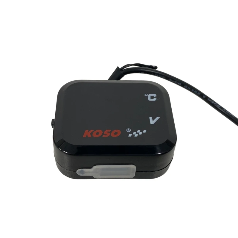 10-24V Multifunctional USB Port Motorcycle Fast Charger with Thermometer and Voltmeter Waterproof Digital Display Motor Parts view 3
