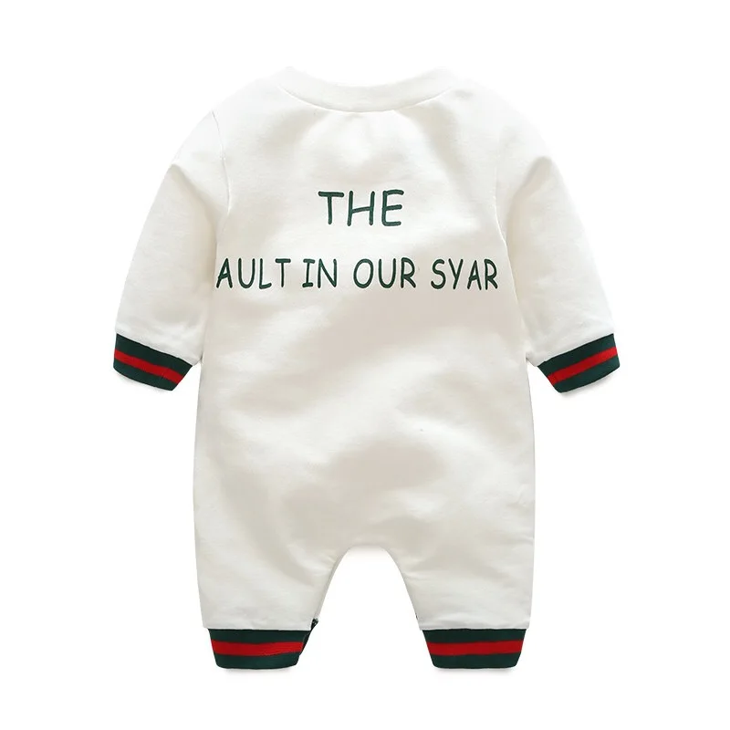 High Quality infant Baby Clothes Boy Girl Onesie romper new born onesies with long slleve for Spring Autumn 0-24M Solid cotton