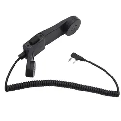 Tactical Military H-250K PTT Handset Handheld Microphone for Baofeng Kenwood