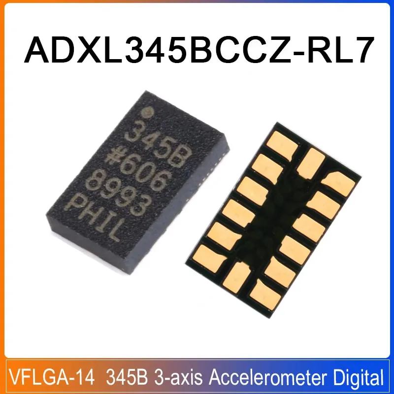 

1/5/20PCS ADXL345BCCZ-RL7 VFLGA-14 ADXL345BCCZ RL7 BCCZ ADXL345 345B 3-axis Accelerometer Digital of Gravity Tilt Chip IC