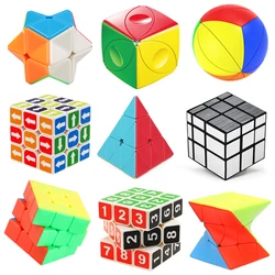 Cube de vitesse pour enfants, casse-tête, jeux de défi IQ, cadeau fantaisie, 2x2x2, 3x3, 4x4