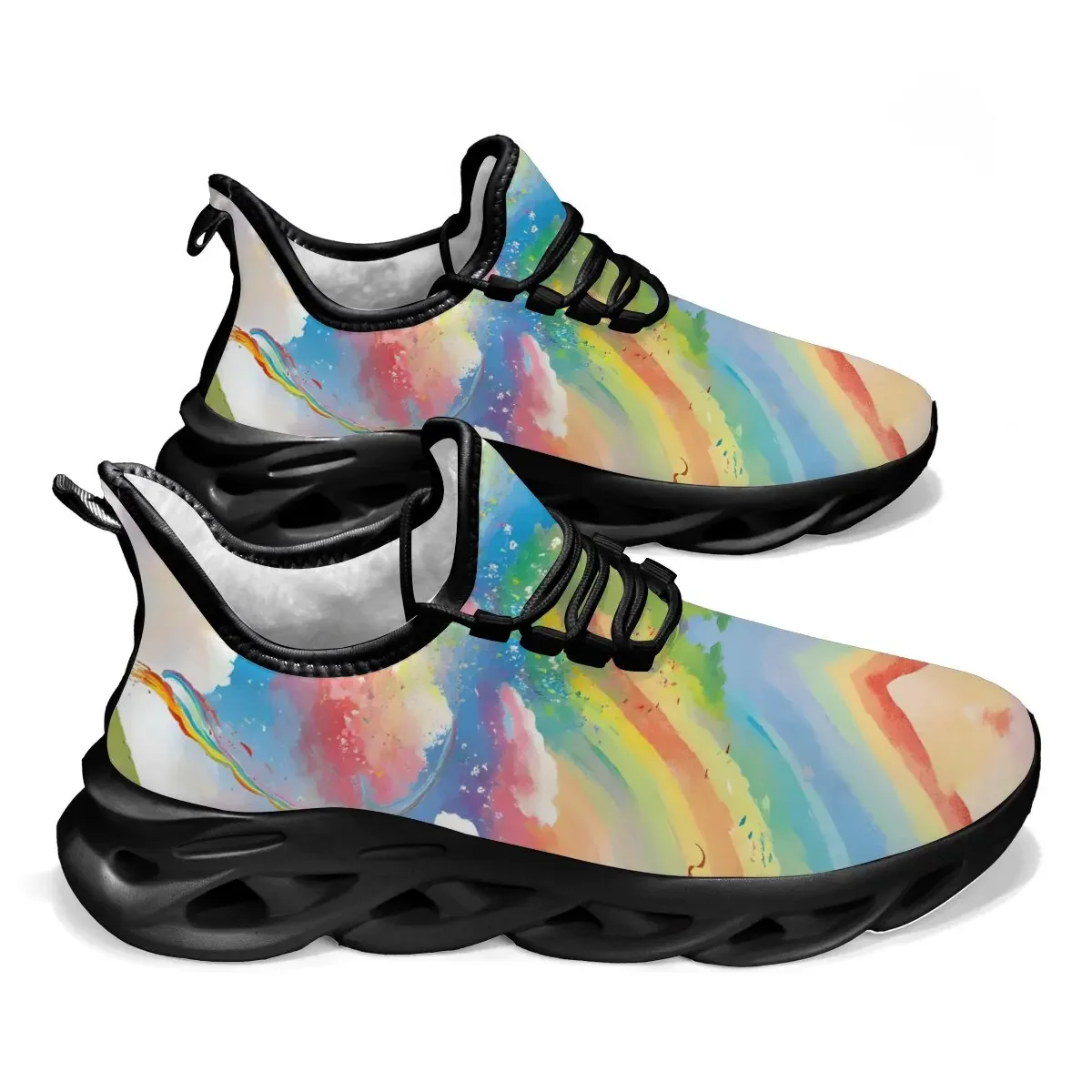 

Men Christmas Shoes Women's Shoes Men's Sneakers Casual Flats Lace Up Mesh Breathable Tennis Sports Shoe Athletic Male Sneakers