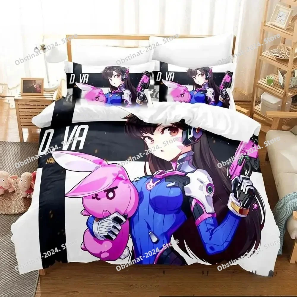 

Duvet Cover Overwatch 3D Exquisite Game OW Digital Printing Bedding Set Comforter Bed Youth Home Decor Kids Boys Gift