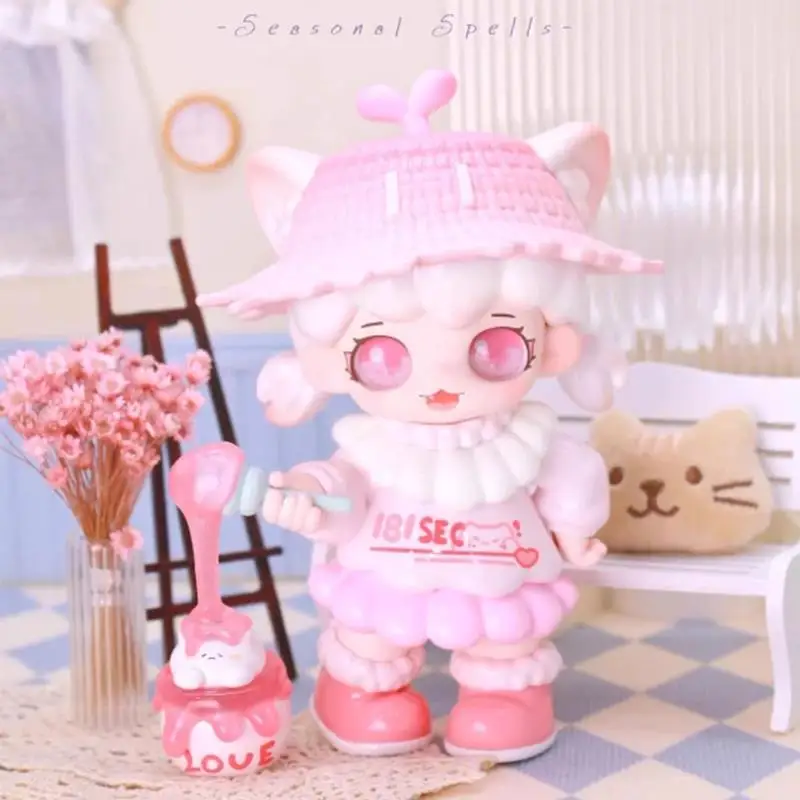 Mioco Seasonal Spells Series Blind Box Kawaii Action Anime Figure Toys Pendent Doll Model Room Decor Mystery Box Birthday Gifts