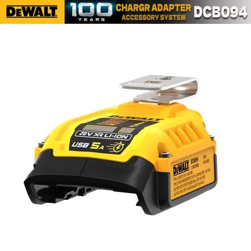 Usb Power Delivery Charger 20v Max Lithium Ion Dewalt Acessórios para Ferramentas Elétricas Usb-c Port Charger Dcb094 18v Dewalt-dcb094k-xe