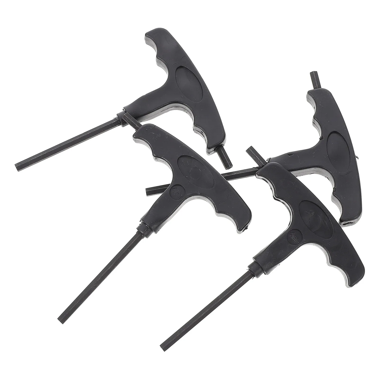 4Pcs Skating Shoes Wrench T Shaped Wheel Remover for Roller Ice Skates Fast Simple Operation Wear Resistant Long Term Use Skates
