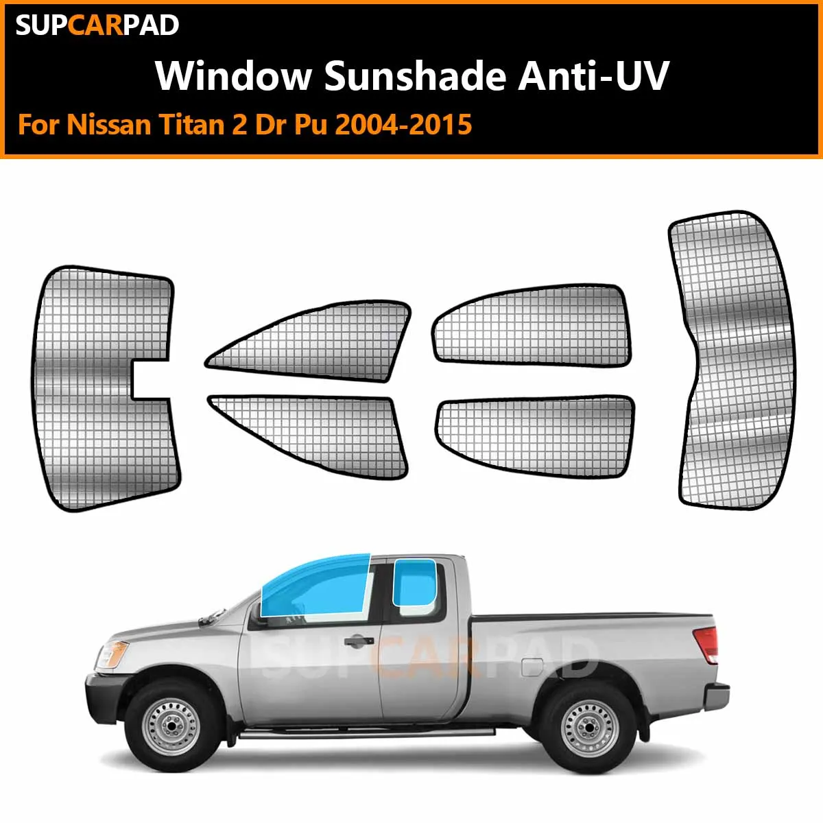 

Для Nissan Titan 2 Dr Pu 2004-2015: Индивидуальные солнцезащитные шторки на окна автомобиля, анти-УФ, визоры, накладки, аксессуары