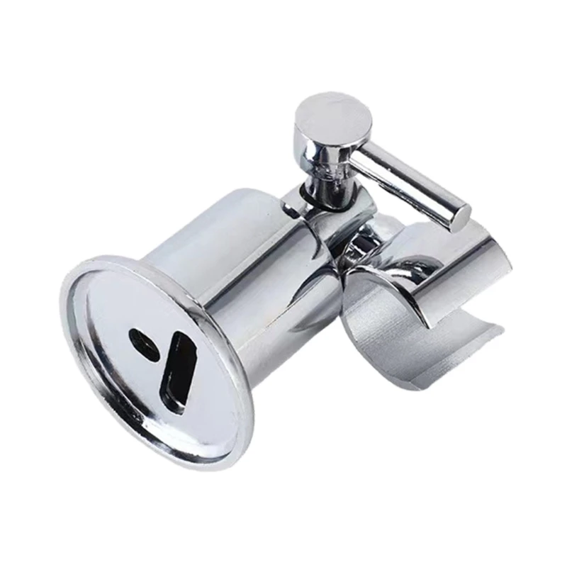 Upgrades Shower Handle Holder 180 Degree Pivoting Wall Brackets Heavy Duty Metal Shower Head Wall Holder for Bathroom