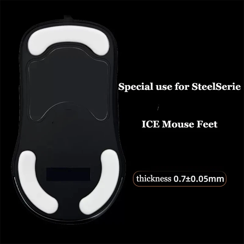 1Pack Esports Tiger Gaming ICE Version Mouse Skates Mouse Feet for SteelSeries Prime mini AEROX3 XAI RAW Mouse Glides Curve Edge