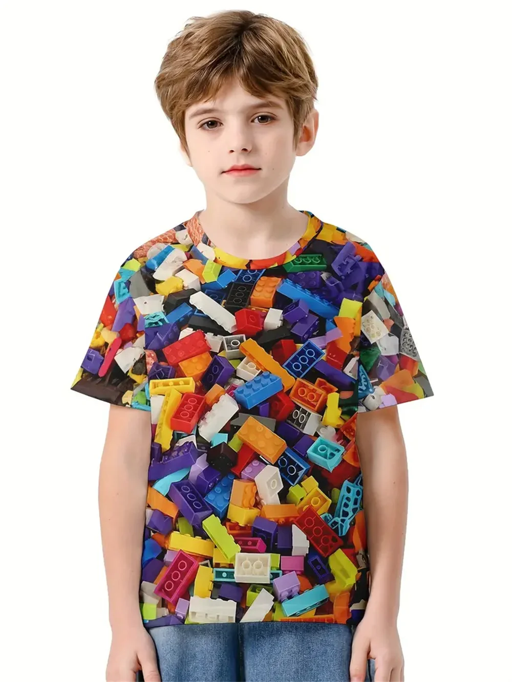 

Boy Clothes Short Sleeve Tees Boys Clothes 3d Print Children's Clothing Fashion Graphic T Shirts Casual Baby T-Shirts